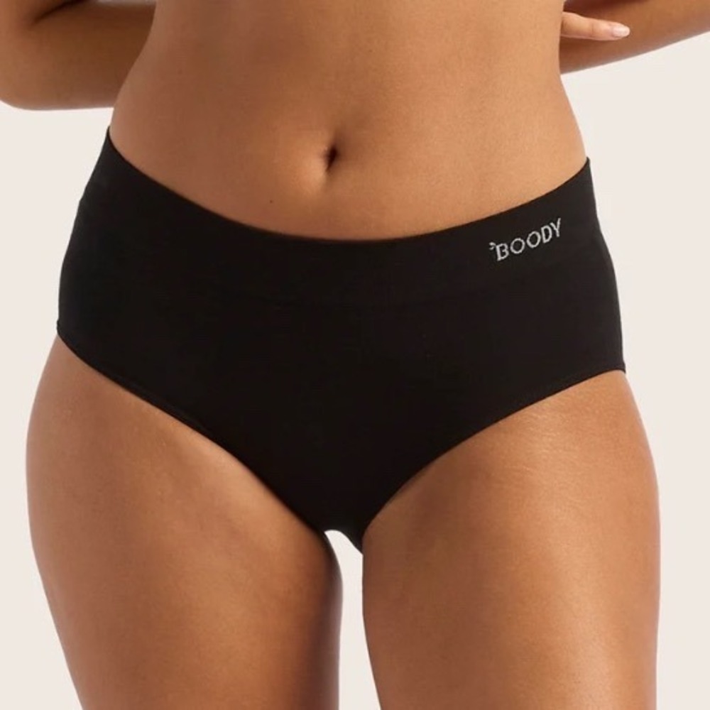 Boody Midi Briefs Black Small New With Tags